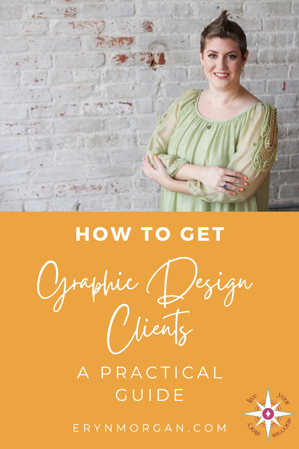 Eryn Morgan shares tips on how to get graphic design clients in this blog post